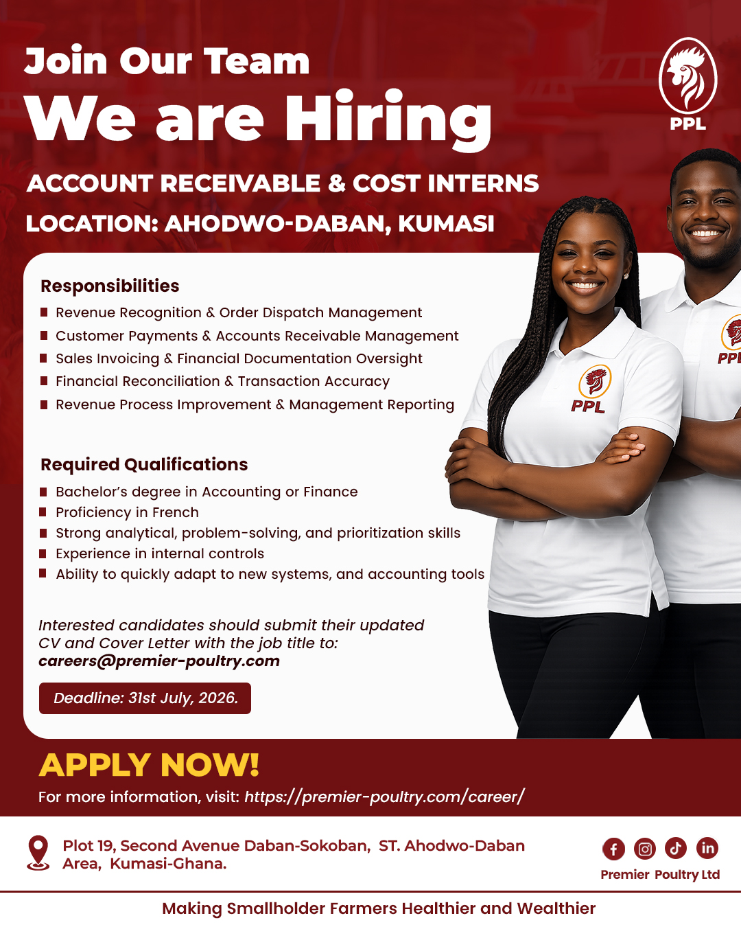 Account Receivable & Cost Interns